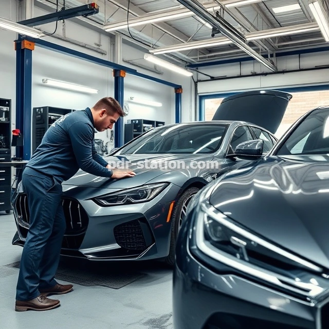 احمدزاده خدمات صافکاری و نقاشی خودرو بدون آسیب در تهران کوهسار