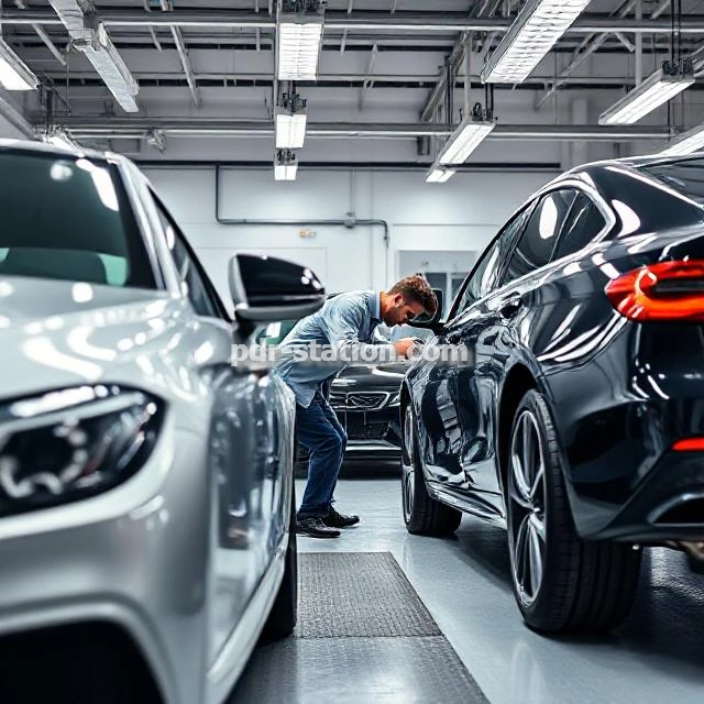 احمدزاده صافکاری و نقاشی خودرو سریع و حرفه ای در تهران شهران